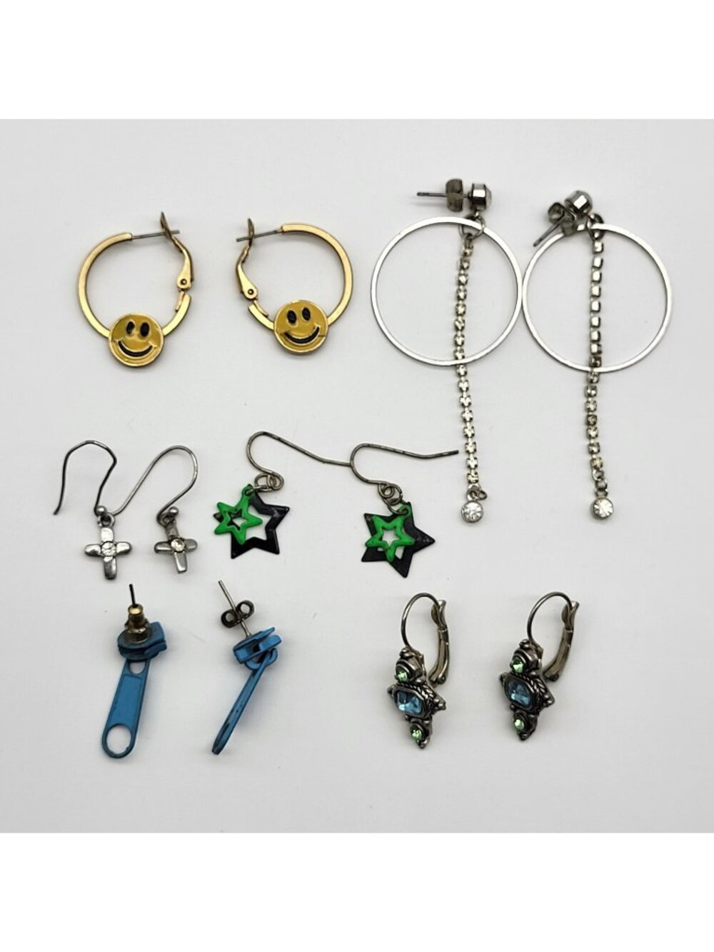 Fab Festival Jewelry Earrings Lot Flamboyant collection Pierced Dangle statement